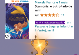 Scamonis livro mais presenteado na Amazon