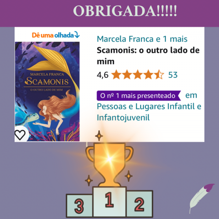Scamonis livro mais presenteado na Amazon